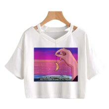 Harajuku Sailor Moon Print Casual T-Shirt Harajuku Sailor Moon Print Casual T-Shirt