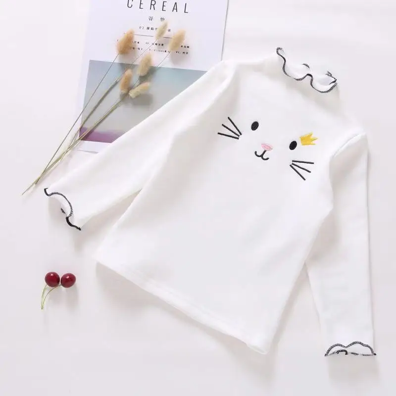 Cat Face Style Long-Sleeved T-Shirts For Kids