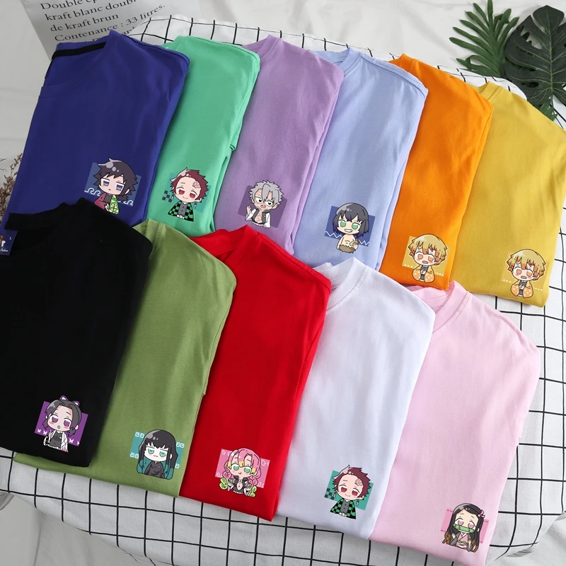 Kawaii Demon Slayer Kimetsu No Yaiba Japanese Anime T-Shirt Kawaii Demon Slayer Kimetsu No Yaiba Japanese Anime T-Shirt