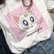 Kawaii Aesthetic Cat Anime Sailor Moon 90s Harajuku T-shirt Kawaii Aesthetic Cat Anime Sailor Moon 90s Harajuku T-shirt