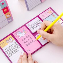 Kawaii Stationery Sumikko Gurashi/Unicorn Multi Folding Writing Memo Pad Kawaii Stationery Sumikko Gurashi/Unicorn Multi Folding Writing Memo Pad