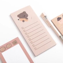 Kawaii Stationery Cookie Bear Memo Pad Kawaii Stationery Cookie Bear Memo Pad