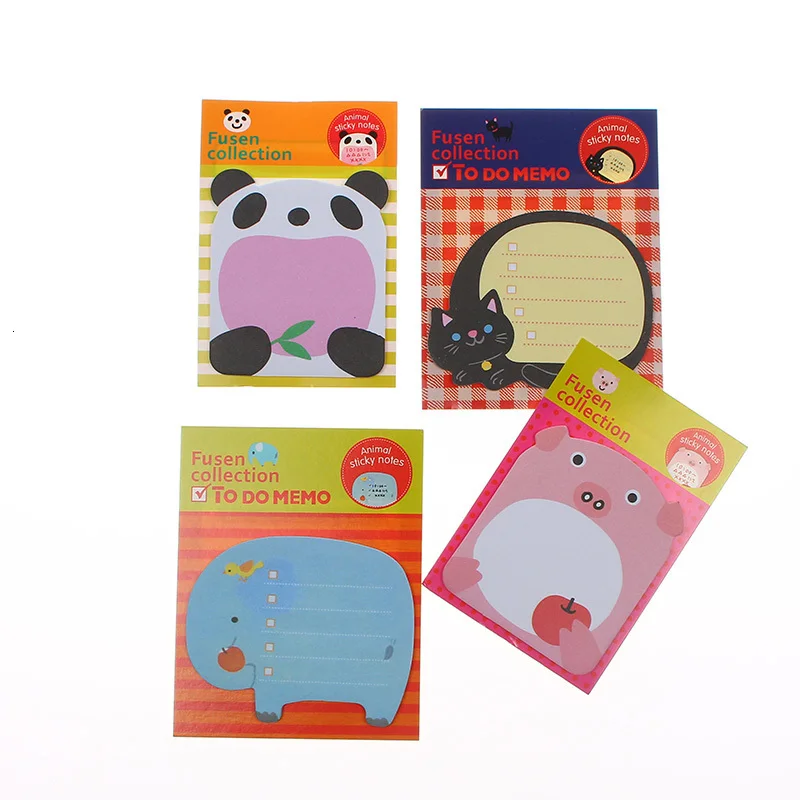 Kawaii Zoo Panda Cat Animal Style Stationery Sticky Notes Kawaii Zoo Panda Cat Animal Style Stationery Sticky Notes