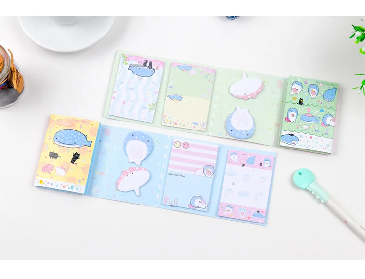 Kawaii Totoro & Melody 6 Folding Memo Sticky Notes