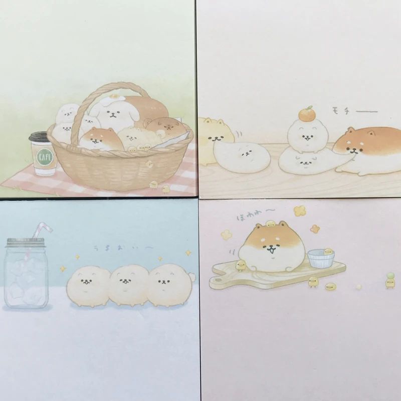 Stationery Kawaii Shiba Inu Dogs Memo Pads
