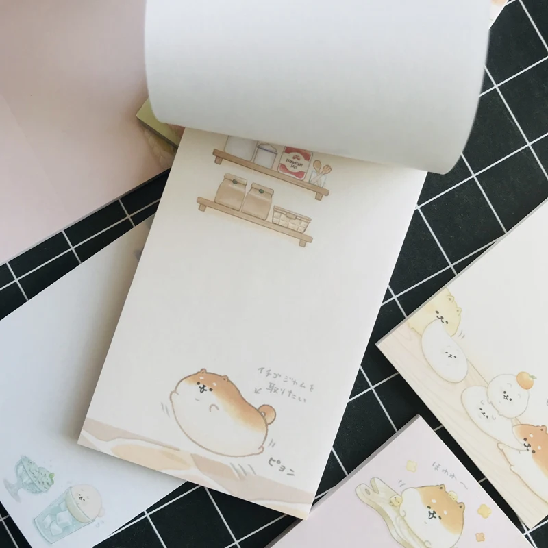 Stationery Kawaii Shiba Inu Dogs Memo Pads