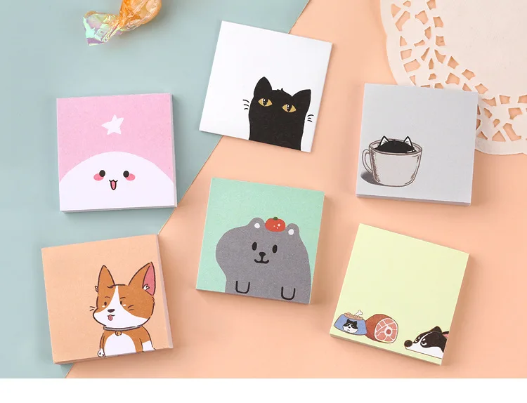 Kawaii Mood Cartoon Loose Leaf Pattern Memo Pad