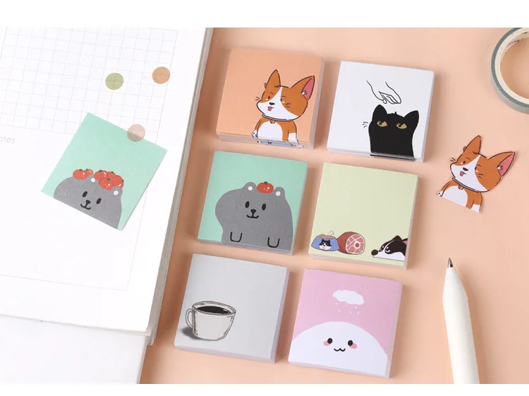 Kawaii Mood Cartoon Loose Leaf Pattern Memo Pad