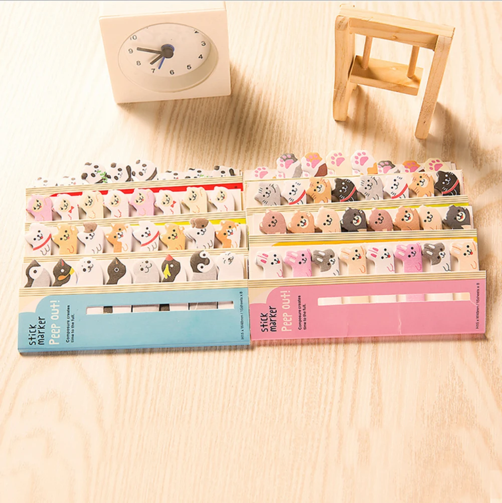 Kawaii Stationery Animal Sticky Paper Notes Kawaii Stationery Animal Sticky Paper Notes