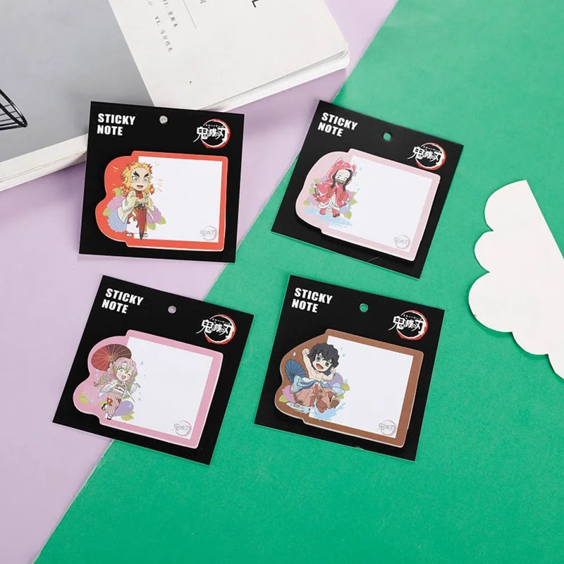 Kawaii Demon Slayer Kimetsu No Yaiba Anime Memo Pad Kawaii Demon Slayer Kimetsu No Yaiba Anime Memo Pad