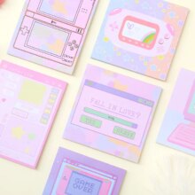 Computer Game Machine Style Planner Sticky Note Memo Pad Computer Game Machine Style Planner Sticky Note Memo Pad