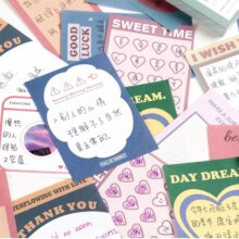 Kawaii Love Heart Sticky Note Memo Pad Kawaii Love Heart Sticky Note Memo Pad