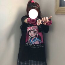 Harajuku Gothic Aesthetic Punk Dark Grunge Streetwear T-Shirt For Women Harajuku Gothic Aesthetic Punk Dark Grunge Streetwear T-Shirt For Women