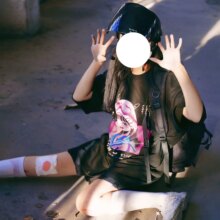 Harajuku Gothic Aesthetic Punk Dark Grunge Streetwear T-Shirt For Women Harajuku Gothic Aesthetic Punk Dark Grunge Streetwear T-Shirt For Women