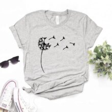 Wildflower Dandelion Print T-Shirt Wildflower Dandelion Print T-Shirt