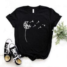 Wildflower Dandelion Print T-Shirt Wildflower Dandelion Print T-Shirt