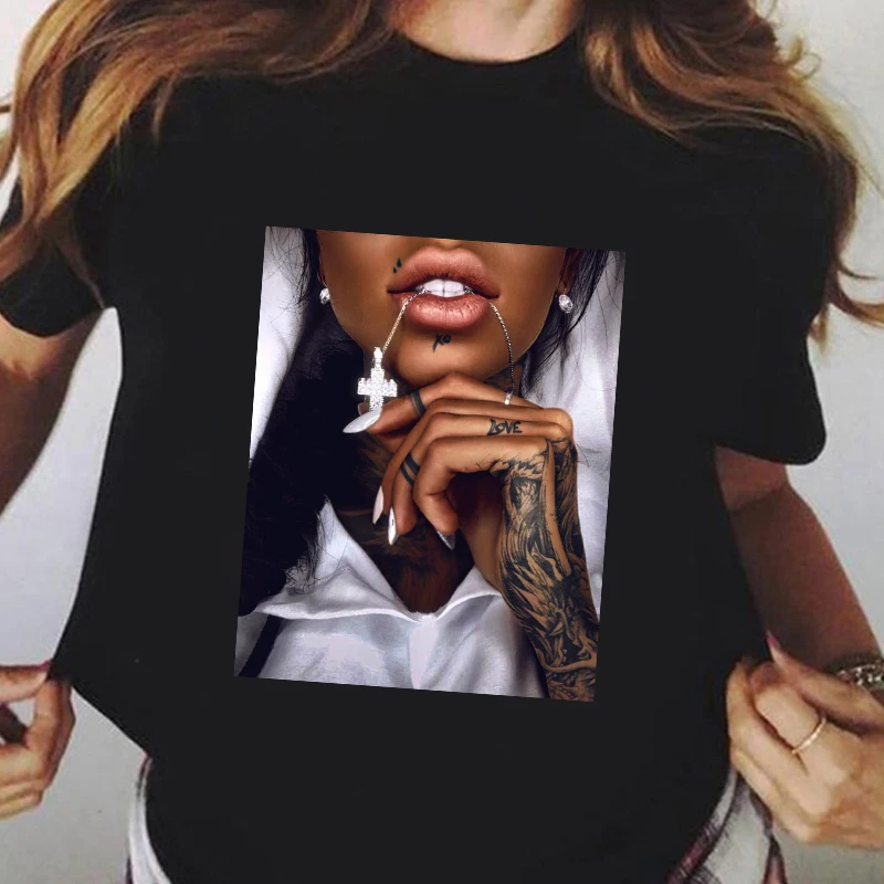 Black Girl Magic Gothic Short Sleeve T-shirts
