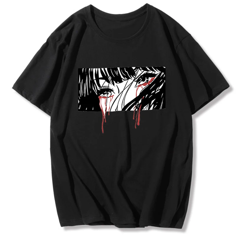 Are You Afraid Of The Dark Japanese Anime Print Casual T-Shirt