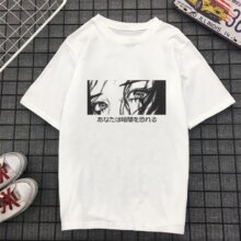 Are You Afraid Of The Dark Japanese Anime Print Casual T-Shirt Are You Afraid Of The Dark Japanese Anime Print Casual T-Shirt