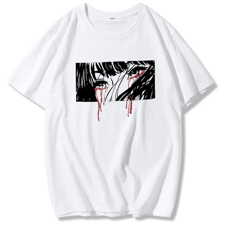 Are You Afraid Of The Dark Japanese Anime Print Casual T-Shirt