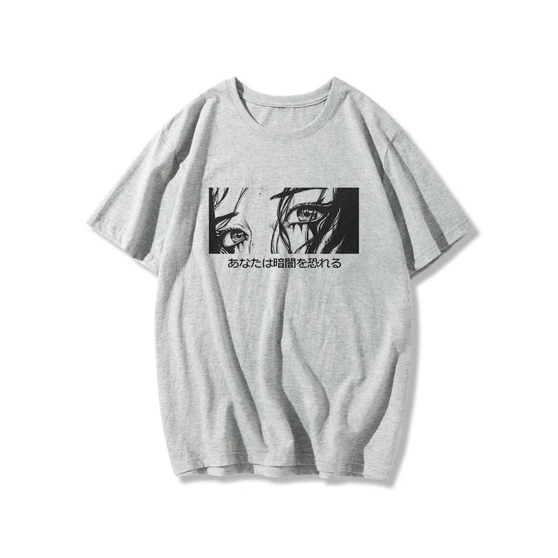 Are You Afraid Of The Dark Japanese Anime Print Casual T-Shirt