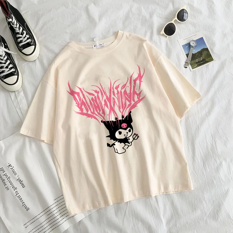 Bratz Rap Street Rock Harajuku Gothic Prints Casual T-Shirt Bratz Rap Street Rock Harajuku Gothic Prints Casual T-Shirt