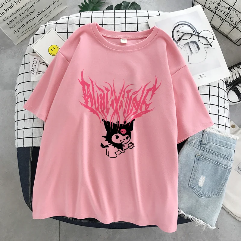 Bratz Rap Street Rock Harajuku Gothic Prints Casual T-Shirt Bratz Rap Street Rock Harajuku Gothic Prints Casual T-Shirt