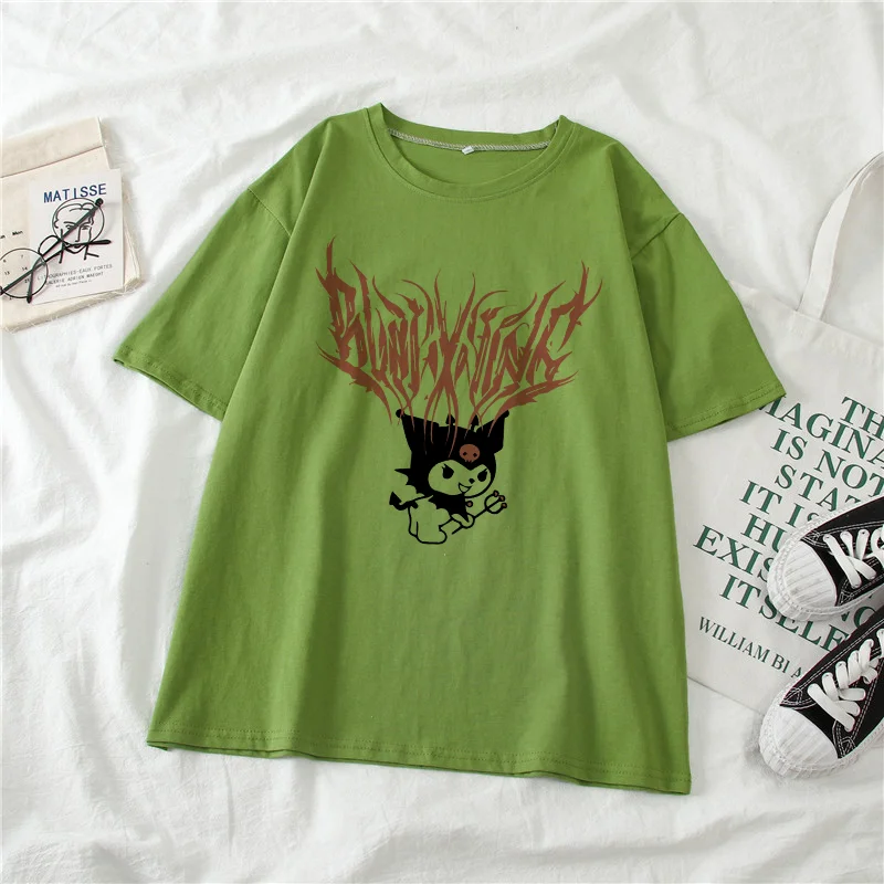 Bratz Rap Street Rock Harajuku Gothic Prints Casual T-Shirt Bratz Rap Street Rock Harajuku Gothic Prints Casual T-Shirt