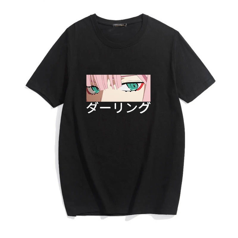 Darling In The Franxx Anime Harajuku Zero Two Beautiful Girl Print T-Shirt