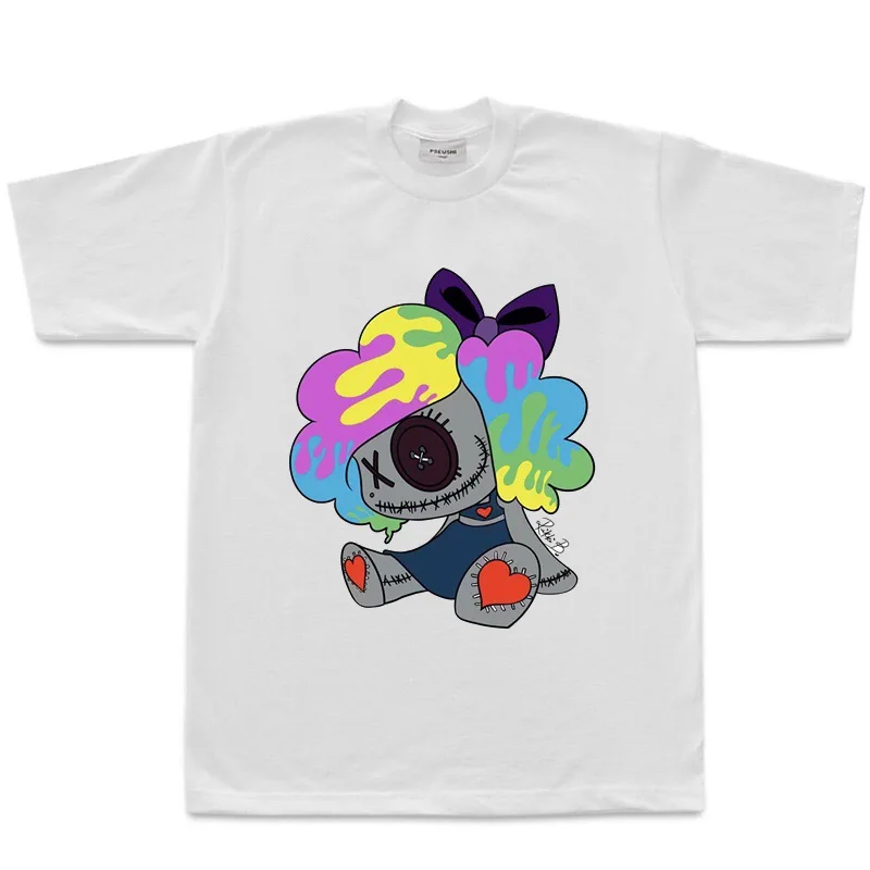 Street Rock Bratz Rap Gothic Harajuku Prints T-Shirt Street Rock Bratz Rap Gothic Harajuku Prints T-Shirt