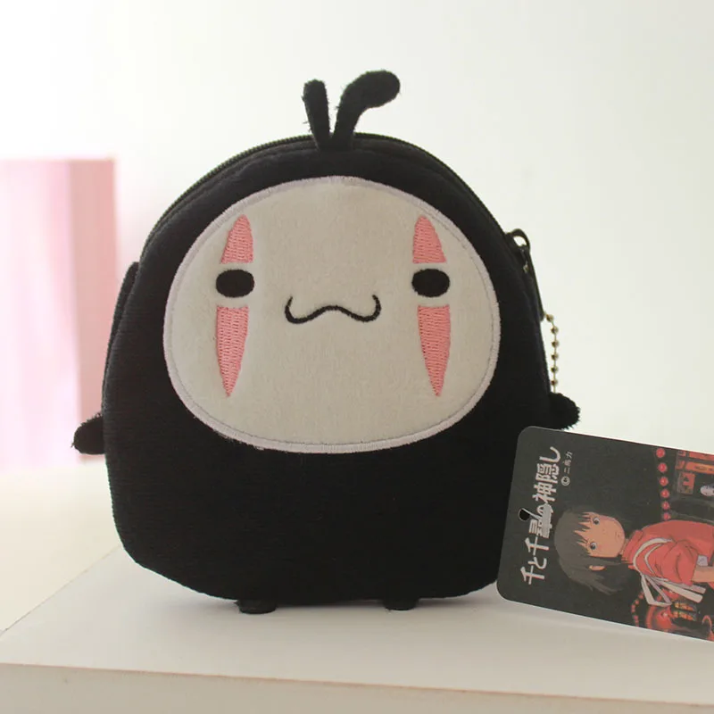 Spirited Away No Face Man Anime Soft Plush Coin Purse