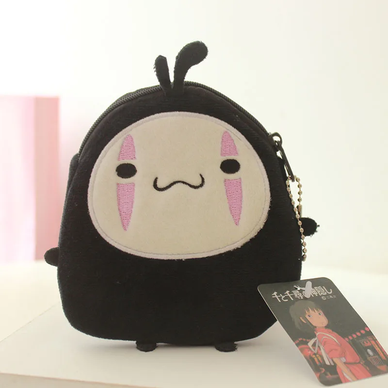 Spirited Away No Face Man Anime Soft Plush Coin Purse