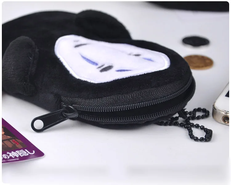 Spirited Away No Face Man Anime Soft Plush Coin Purse