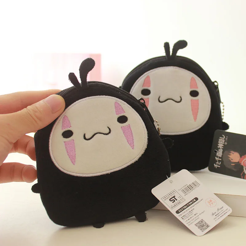 Spirited Away No Face Man Anime Soft Plush Coin Purse