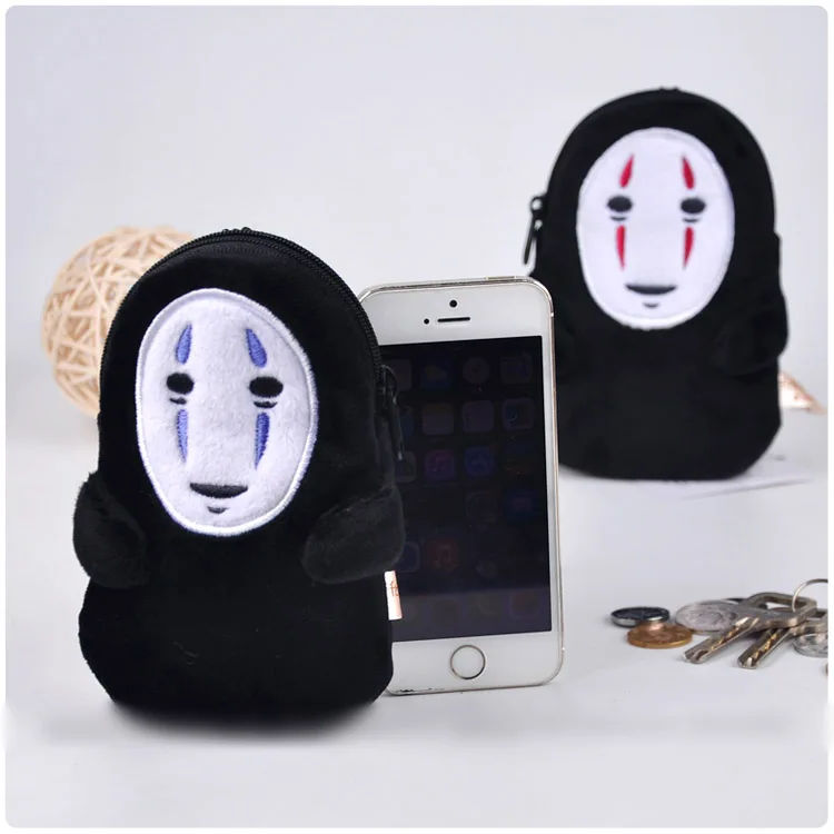Spirited Away No Face Man Anime Soft Plush Coin Purse
