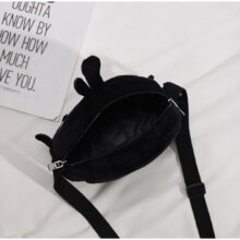 Faceless Man Cartoon Plush Small Shoulder Crossbody Bags Faceless Man Cartoon Plush Small Shoulder Crossbody Bags