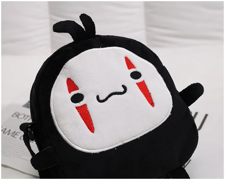 Faceless Man Cartoon Plush Small Shoulder Crossbody Bags