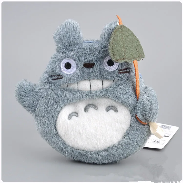 Cat/Chick/Totoro Leaves Anime Soft Stuffed Coin Purse
