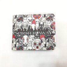 Cartoon Totoro Printed Canvas Short Wallet Cartoon Totoro Printed Canvas Short Wallet