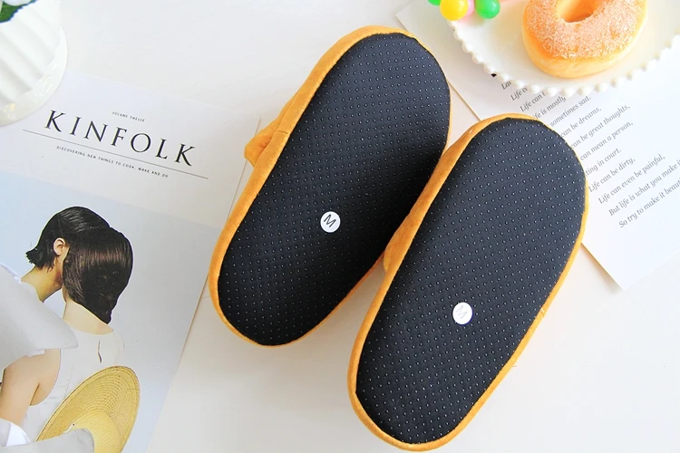 Simulation Bread Style Soft Warm Indoor Non-Slip Slippers