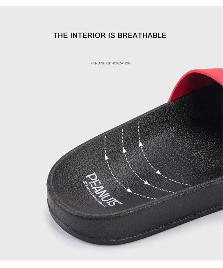 Cartoon Style On Flip Flops Indoor Slippers