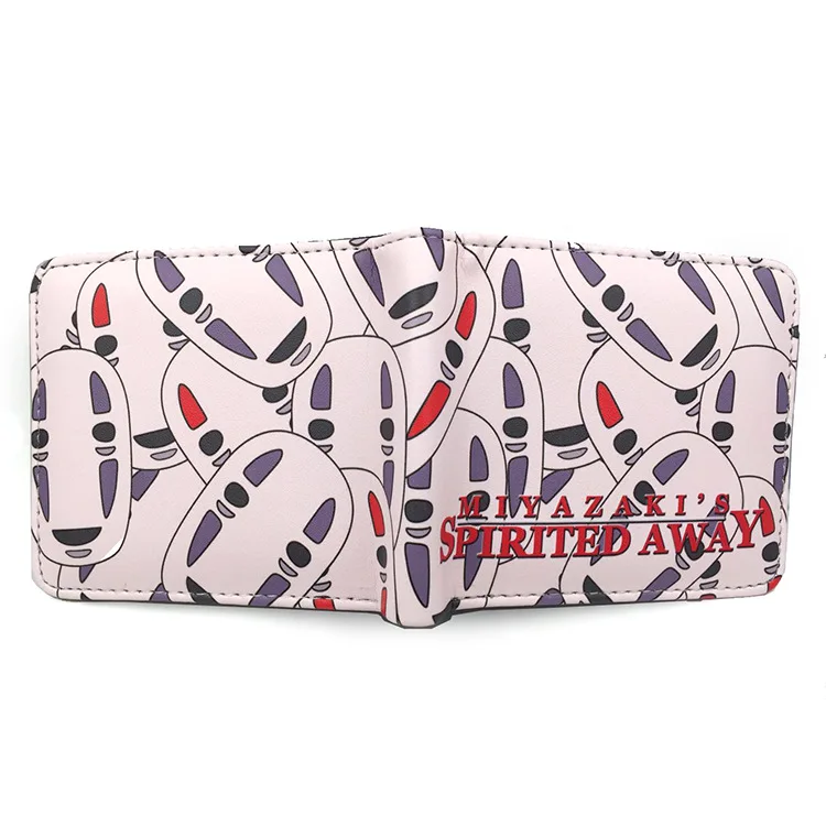 Spirited Away Faceless Men's Anime PU Leather Purse