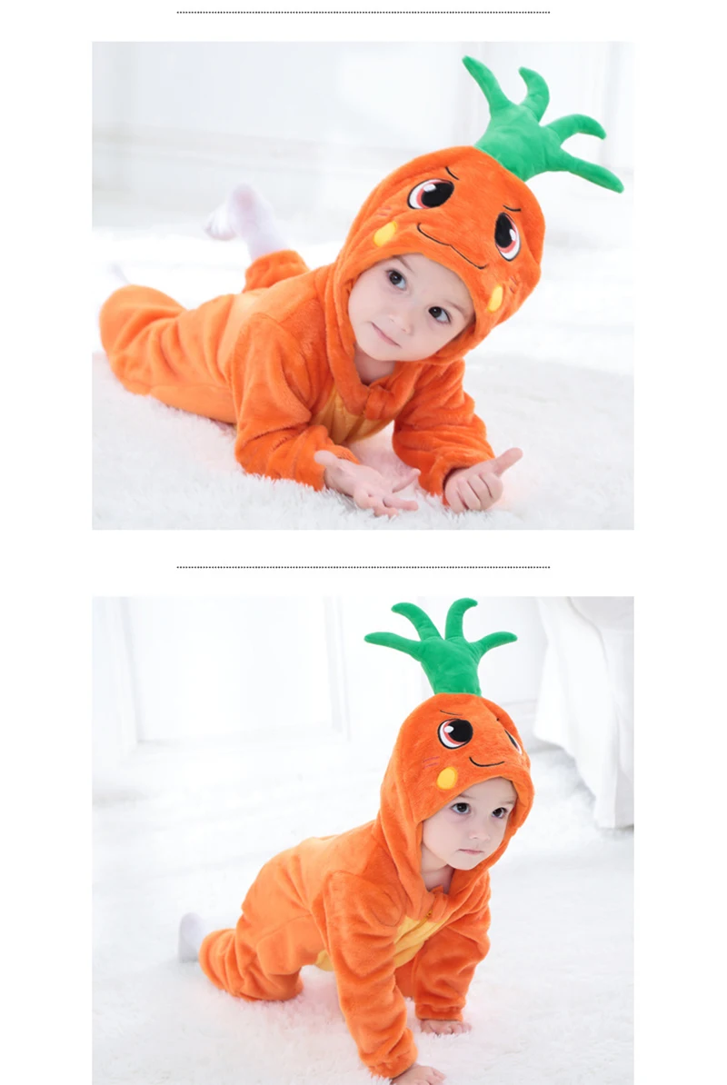 Yellow Pikachu Anime Kigurumi Onesies Pajamas Costume For Newborn Infant Baby