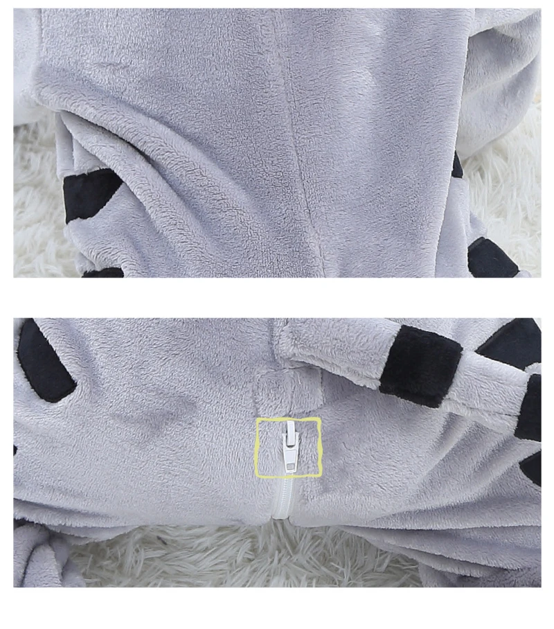 Yellow Pikachu Anime Kigurumi Onesies Pajamas Costume For Newborn Infant Baby