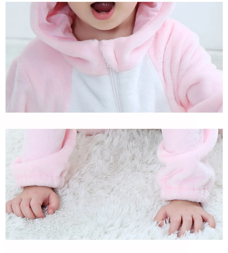 Yellow Pikachu Anime Kigurumi Onesies Pajamas Costume For Newborn Infant Baby