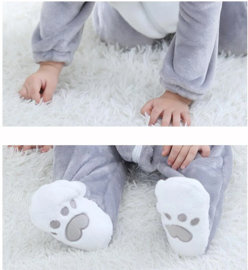 Yellow Pikachu Anime Kigurumi Onesies Pajamas Costume For Newborn Infant Baby