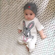 Onesie Cartoon Prints Cotton Pajama Costume For Newborn Infant Baby Onesie Cartoon Prints Cotton Pajama Costume For Newborn Infant Baby