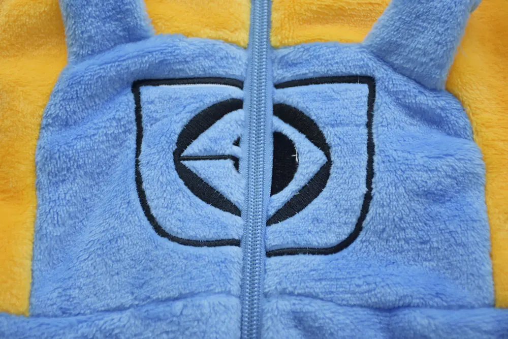 Minions Cartoon Kigurumis Onesie Pajama Costume For Infant Newborn Baby