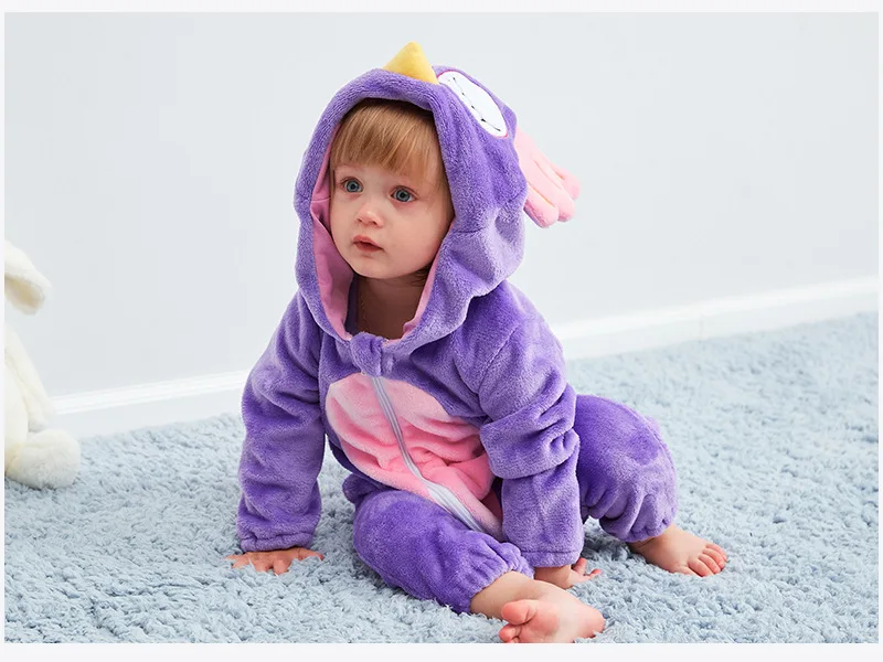 Unicorn Anime Kigurumi Onesie Pajama Costume For Infant Newborn Baby Unicorn Anime Kigurumi Onesie Pajama Costume For Infant Newborn Baby
