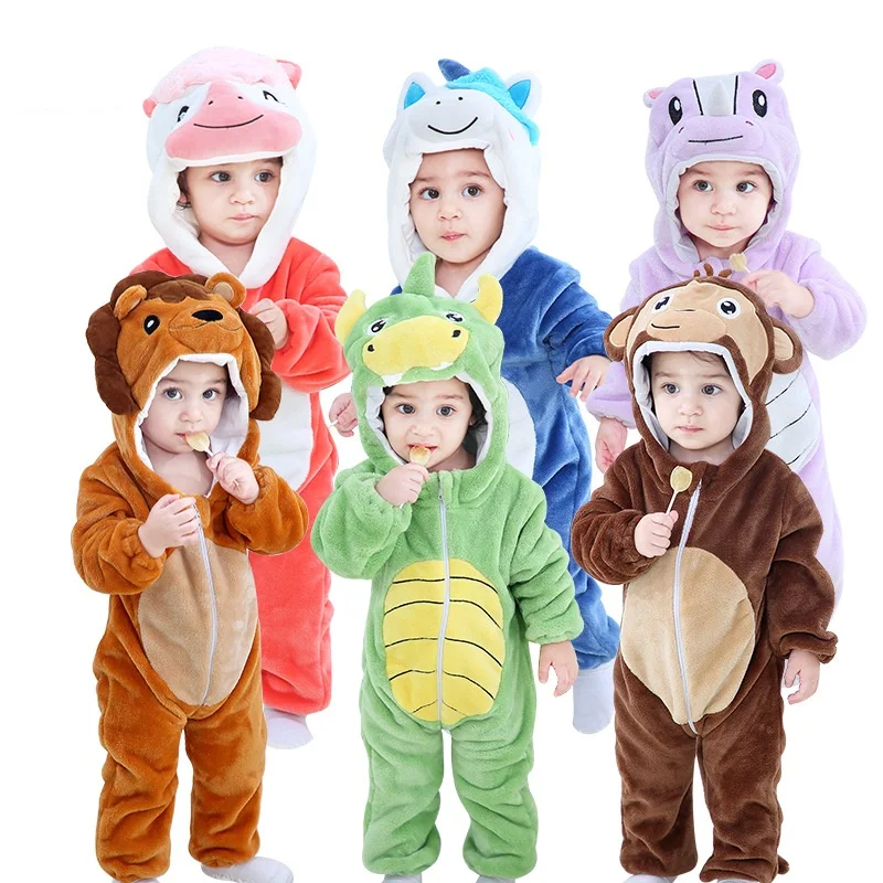 Panda Animal Kigurumi Onesie Hooded Pajama Costume For Kids
